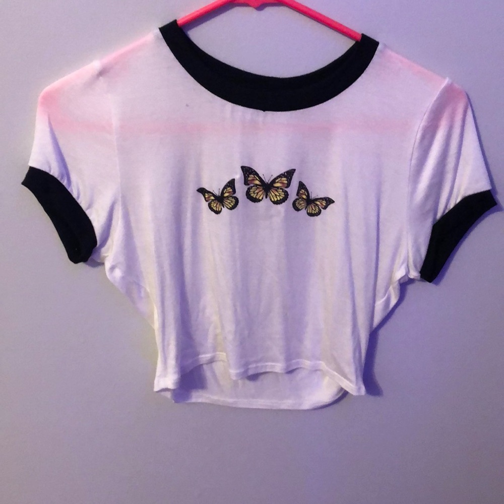 butterfly crop top